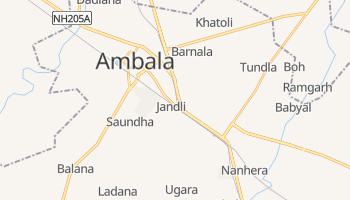 Online-Karte von Ambala
