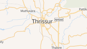 Online-Karte von Thrissur