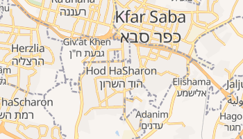 Online-Karte von Hod haScharon