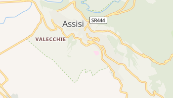 Online-Karte von Assisi