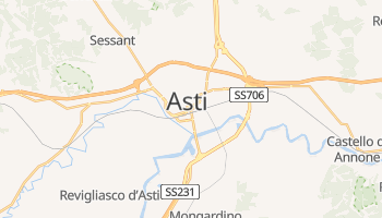 Online-Karte von Asti
