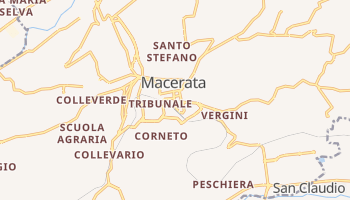 Online-Karte von Macerata