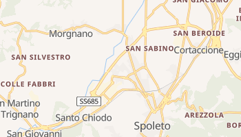 Online-Karte von Spoleto