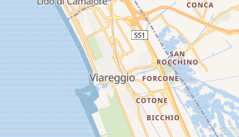 Online-Karte von Viareggio