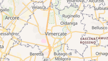 Online-Karte von Vimercate