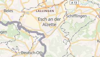 Online-Karte von Esch-sur-Alzette