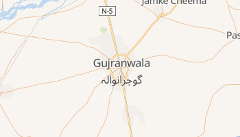 Online-Karte von Gujranwala