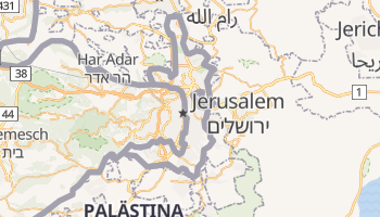 Online-Karte von Ostjerusalem