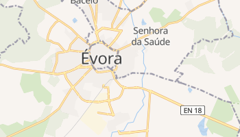 Online-Karte von Évora