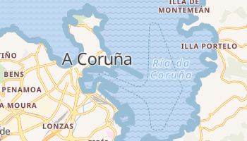 Online-Karte von A Coruña