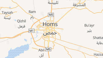 Online-Karte von Homs