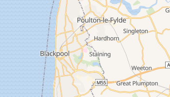 Online-Karte von Blackpool
