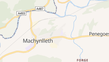 Online-Karte von Machynlleth