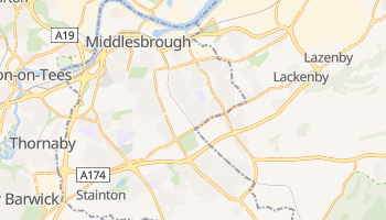 Online-Karte von Middlesbrough