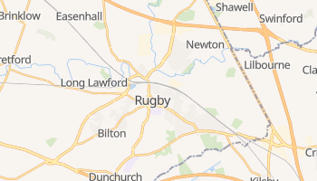 Online-Karte von Rugby