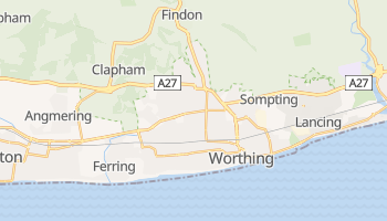 Online-Karte von Worthing