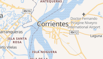 Corrientes online kort