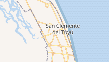 San Clemente Del Tuyu online kort