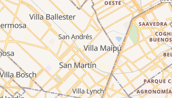 San Martin online kort