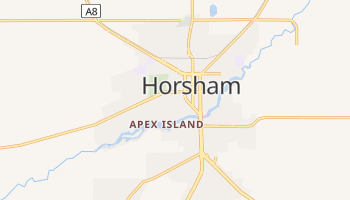Horsham online kort