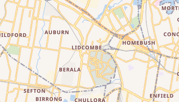 Lidcombe online map