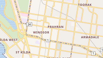 Prahran online map
