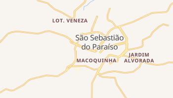 Sao Sebastiao Do Paraiso online kort