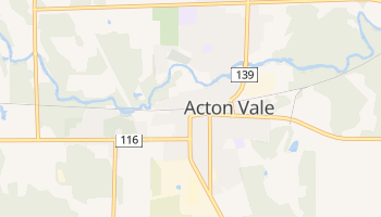 Acton Vale online map