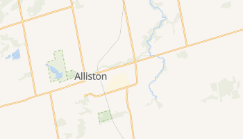 Alliston online map