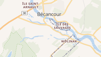 Becancour online map