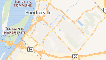 Boucherville online kort