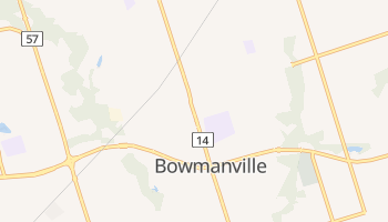 Bowmanville online kort