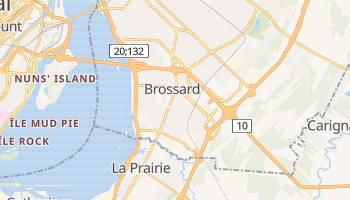 Brossard online map
