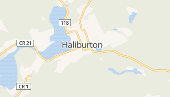 Haliburton online kort