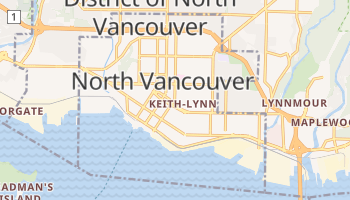 North Vancouver online map