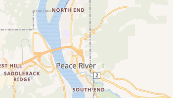Peace River online map