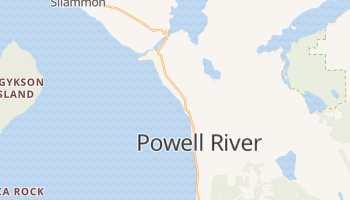 Powell River online kort
