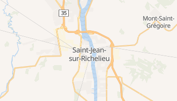 Saint Jean Sur Richelieu online kort