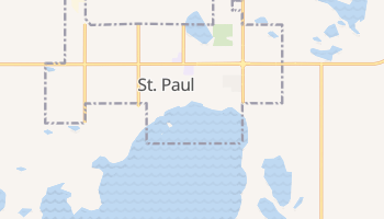 Saint Paul online kort