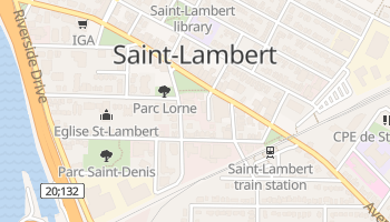 Saint-Lambert online kort