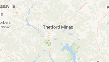 Thetford Mines online kort