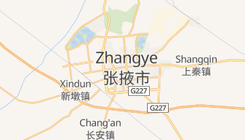 Zhangye online map