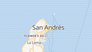 San Andres online kort