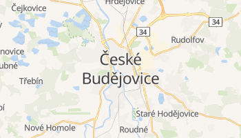 Ceske Budejovice online kort