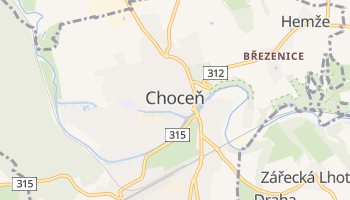 Chocen online map