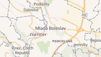 Mlada Boleslav online kort