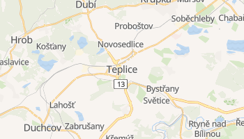 Teplice online map