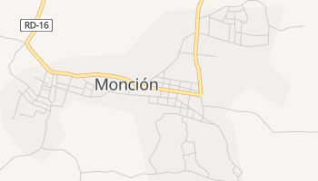 Moncion online map