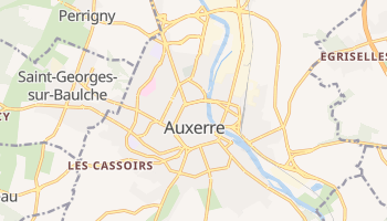 Auxerre online kort