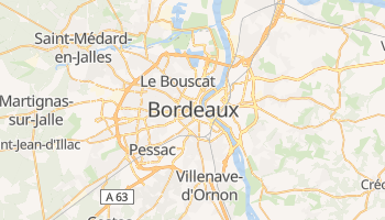Bordeaux online kort